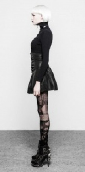  Zipper High Neck Sweater -  4