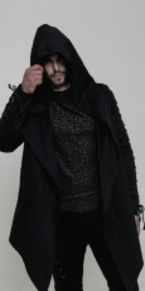  Punk Hooded Coat Punk Rave OY-879XCM/BK -  