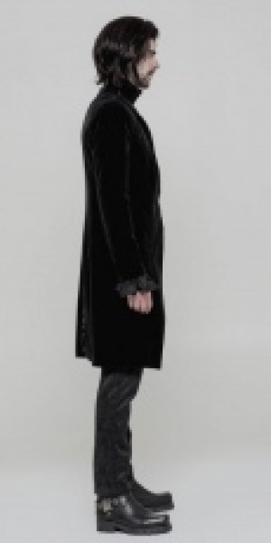  Gothic Simple Three-quarter coat Punk Rave OY-867XCM/BK -  