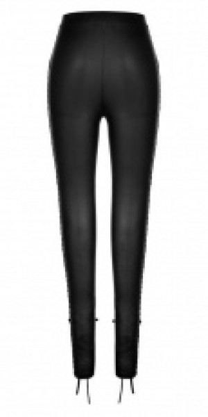  Gothic Skull Embroidered Leggings Punk Rave WK-293DDF/BK -  