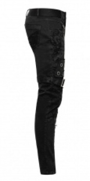  Punk Personality Vintage Trousers Punk Rave WK-319NCM/BK -  