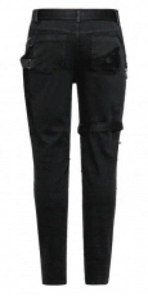  Punk Personality Vintage Trousers Punk Rave WK-319NCM/BK -  