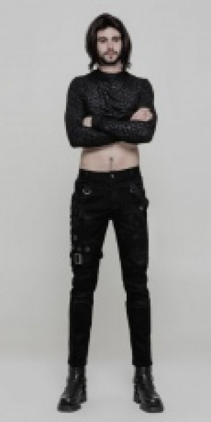  Punk Personality Vintage Trousers Punk Rave WK-319NCM/BK -  