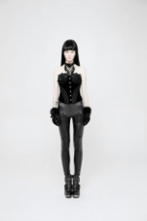  Gothic LOVE Leggings Punk Rave WK-328DDF/BK -  