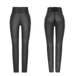     Gothic Jacquard Stretch High Waist Tight Pants Punk Rave WK-330XCF/BK -  
