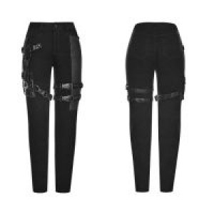 Futuristic Punk Tight Trousers Punk Rave WK-327XCF/BK -  