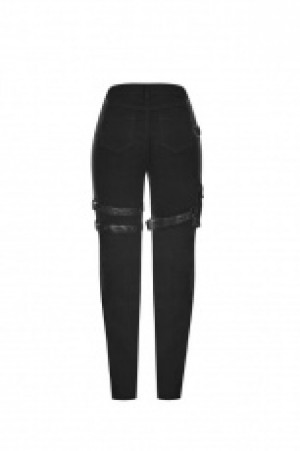  Futuristic Punk Tight Trousers Punk Rave WK-327XCF/BK -  