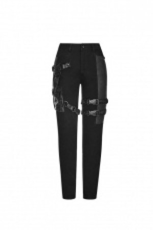  Futuristic Punk Tight Trousers Punk Rave WK-327XCF/BK -  
