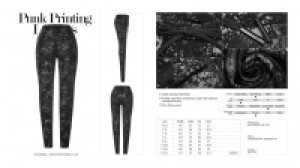  Punk Printing Leggings Punk Rave WK-326DDF/BK-PR -  
