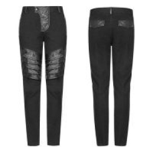  Punk Armor Trousers Punk Rave WK-337XCM/BK -  