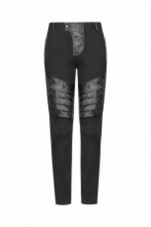  Punk Armor Trousers Punk Rave WK-337XCM/BK -  