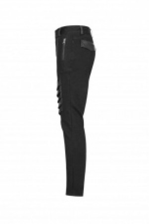  Punk Armor Trousers Punk Rave WK-337XCM/BK -  