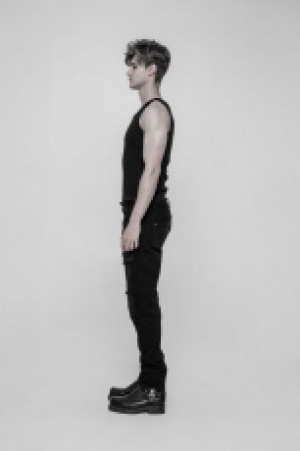  Punk Decadent Trousers Punk Rave WK-339XCM/BK -  