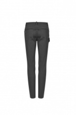  Cyber Skinny Trousers Punk Rave WK-345XCF/BK -  