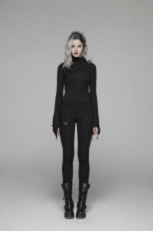  Cyber Skinny Trousers Punk Rave WK-345XCF/BK -  