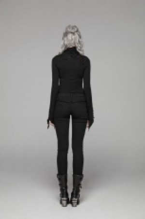  Cyber Skinny Trousers Punk Rave WK-345XCF/BK -  