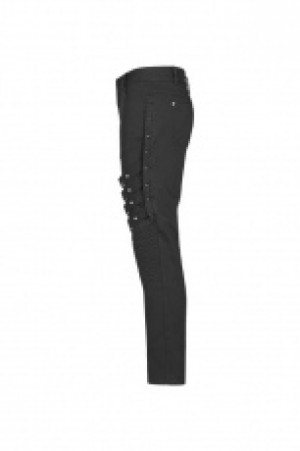  Punk Heavy Metal Trousers Punk Rave WK-357XCM/BK -  