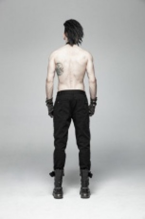  Punk Heavy Metal Trousers Punk Rave WK-357XCM/BK -  