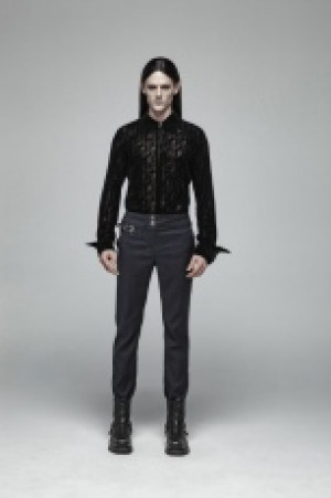  Gentleman Punk Simple Trousers -  4