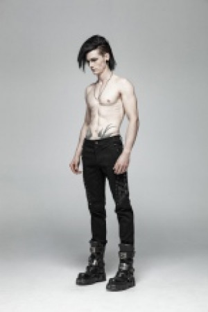  Punk Trousers Punk Rave WK-365XCM/BK -  