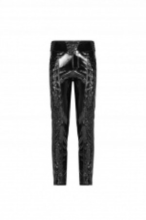  Gothic Glossy Patent-leather Trousers Punk Rave WK-367XCM/BK-BRI -  