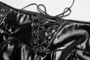  Gothic Glossy Patent-leather Trousers Punk Rave WK-367XCM/BK-BRI -  