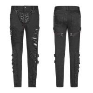  Punk Personality Vintage Trousers Punk Rave WK-368XCM/BK -  