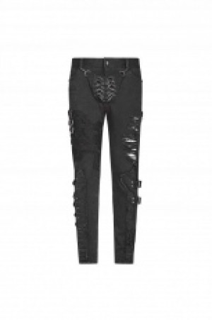  Punk Personality Vintage Trousers Punk Rave WK-368XCM/BK -  