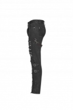  Punk Personality Vintage Trousers Punk Rave WK-368XCM/BK -  