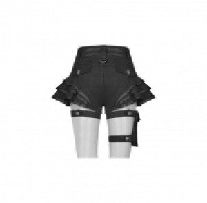 Steampunk Short Punk Rave WK-373XDF/BK -  