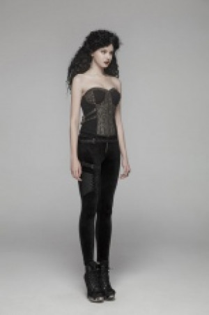 Steam Punk Leggings Punk Rave WK-374DDF/BK -  