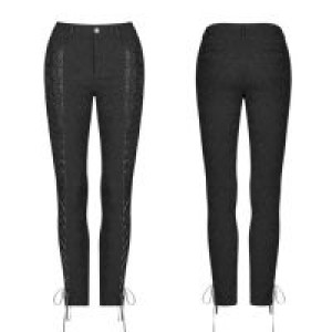  Gothic Jacquard Trousers Punk Rave WK-376XCF/BK -  