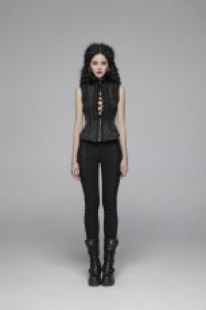  Gothic Jacquard Trousers Punk Rave WK-376XCF/BK -  