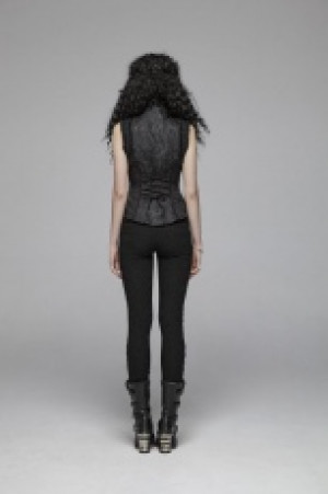  Gothic Jacquard Trousers Punk Rave WK-376XCF/BK -  