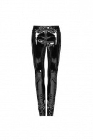  PUNK Patent Leather Pants Punk Rave WK-378XCF/BK-BRI -  