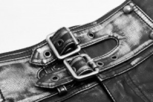     Handsome Punk PU Leather Shorts Punk Rave WK-380XDF/BK -  