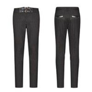  Gentleman Style Vertical Trousers Punk Rave WK-383XCM/BK-CO -  
