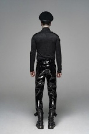  Military Painted Pants Punk Rave WK-386XCM/BK-BRI -  