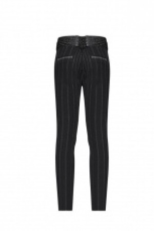  Gentlemen's punk pants Punk Rave WK-387XCM/BK-CO -  