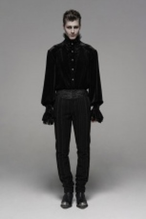  Gentlemen's punk pants Punk Rave WK-387XCM/BK-CO -  