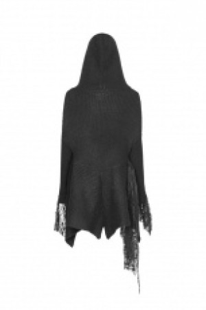  Dark Gothic Women Sweater Punk Rave WM-043TMF/BK -  