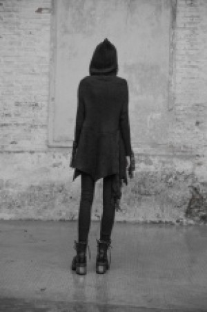  Dark Gothic Women Sweater Punk Rave WM-043TMF/BK -  