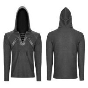  Punk Pullovers Sweater Punk Rave WM-044TMM/BK -  