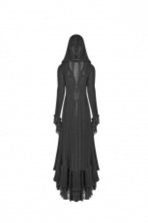  Gothic Woolen Cardigan Punk Rave WM-047BMF/BK -  