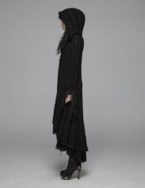  Gothic Woolen Cardigan Punk Rave WM-047BMF/BK -  