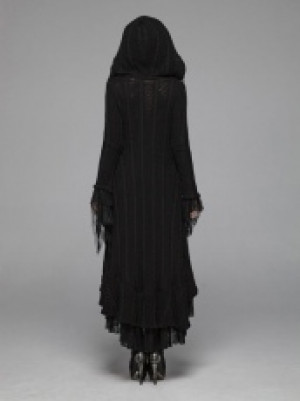  Gothic Woolen Cardigan Punk Rave WM-047BMF/BK -  