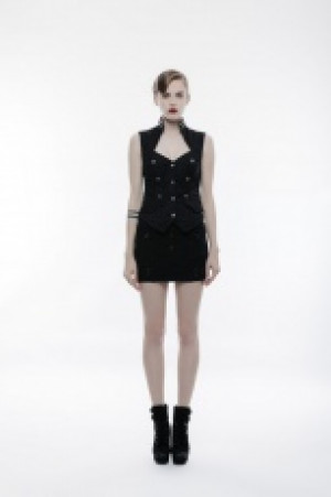        Military Uniform Sleeveless Vest /  -  4