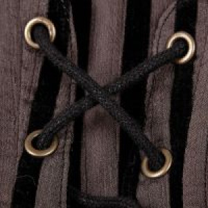     Steampunk transparent striped shirt Punk Rave WY-823CCF/CO /  / -  