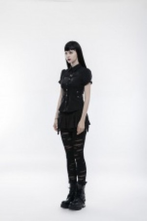  Handsome Punk Shirt Punk Rave WY-827CDF/BK -  