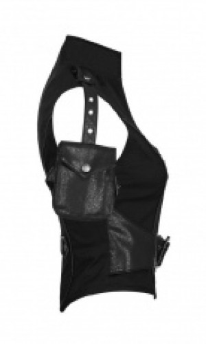  Handsome Punk vest Punk Rave WY-828MJF/BK -  